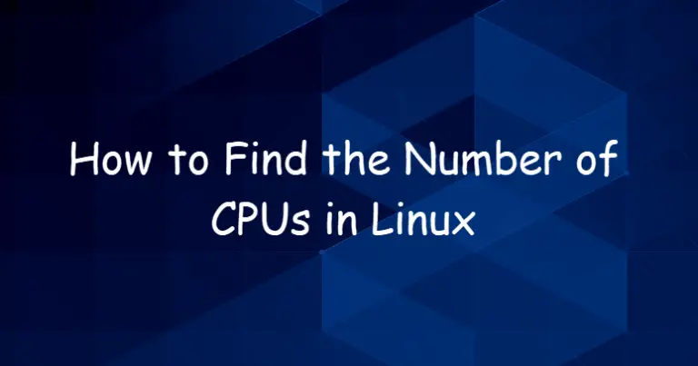 How To Check Number Of Cpu In Linux Using Top Command