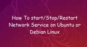 debian buster restart network